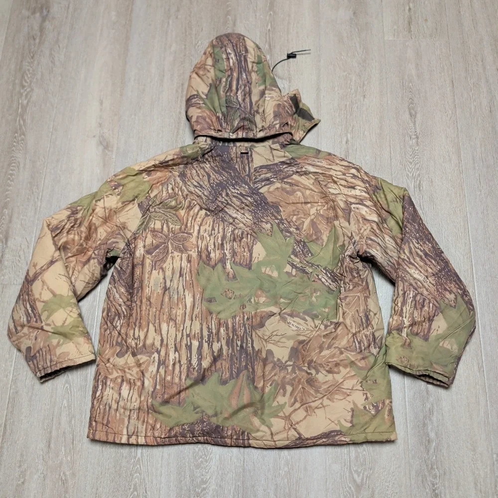 Vintage Walls Water-Pruf Realtree Camo Hunting Jacket Thinsulate Mens Large USA - Picture 8 of 10